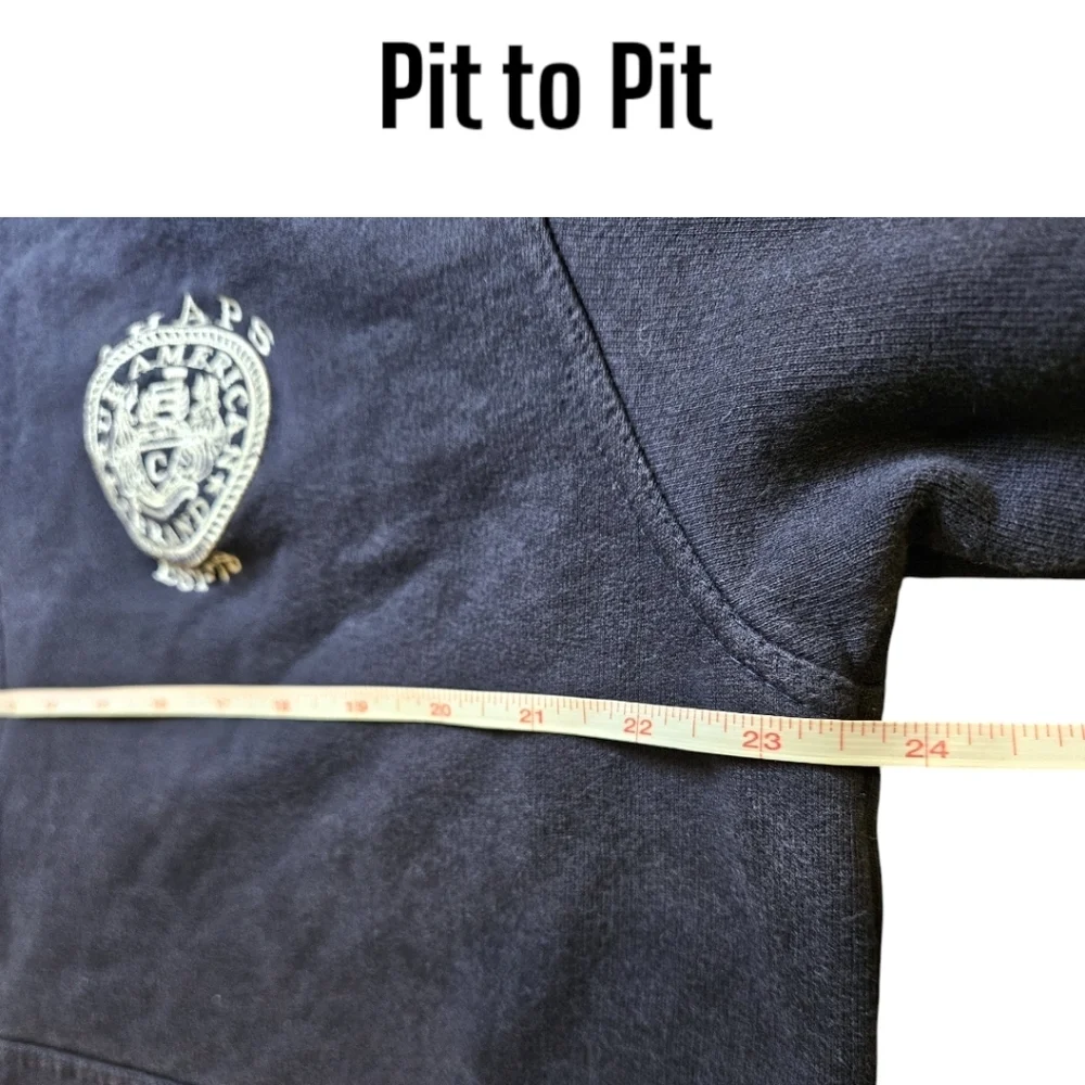 Mens Vintage Ralph Lauren CHAPS Full Zip Collared Sweater Sz L Blue GRANDPACORE